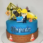 Topo de Bolo Engenheiro Civil Studio