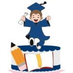 Topo de Bolo Formatura Menino Studio