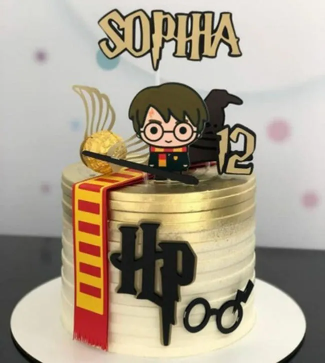 Topo de Bolo Harry Potter