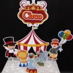 Topo de Bolo Tema Circo Menino Studio