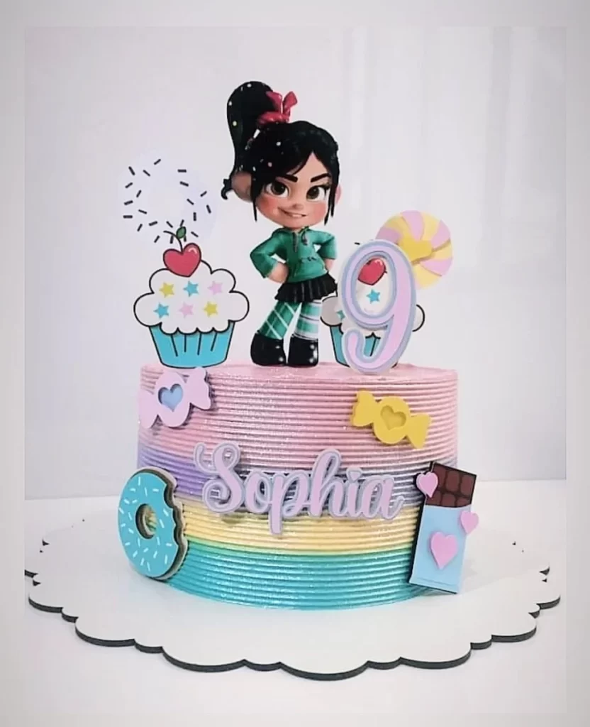Topo de Bolo Vanellope