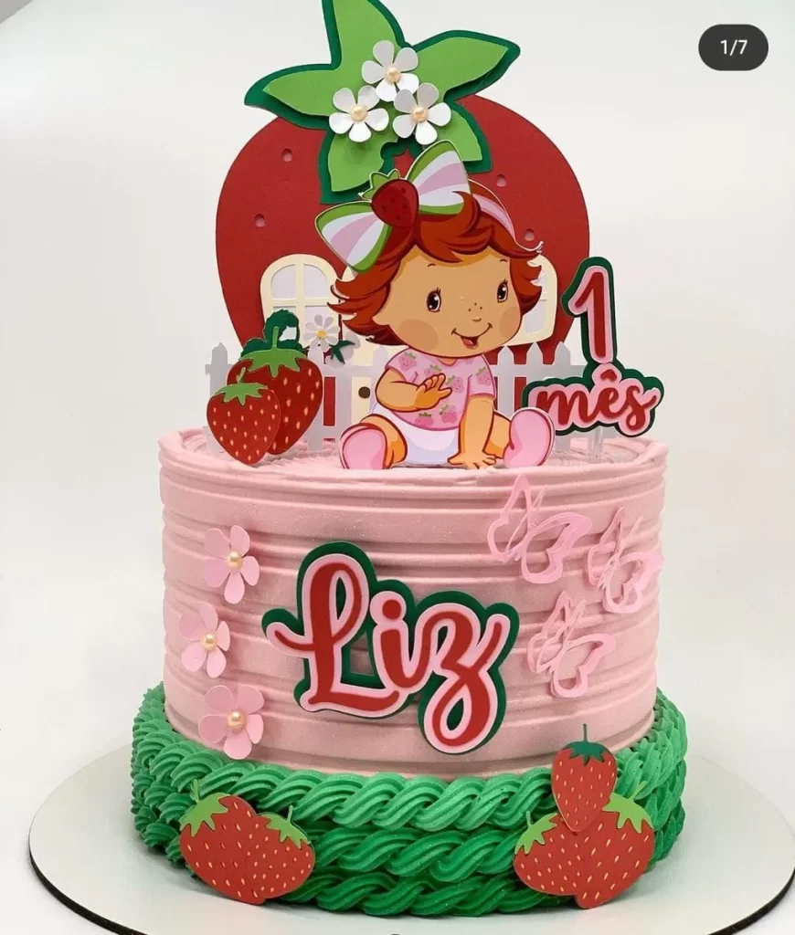 Topo de Bolo Moranguinha