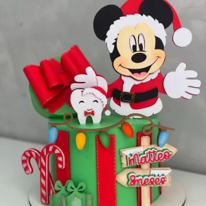 Topper de Bolo Mickey Natal Studio