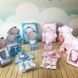 Arquivo de corte tema elefantinho para decoração de maternidade.