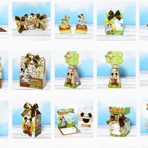 Arquivo Studio do Mickey Safari para criação de toppers e decoração infantil.