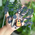 Decoração Topo de Bolo Música Studio