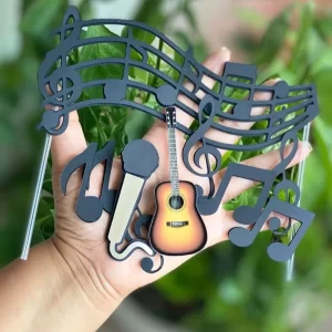 Decoração Topo de Bolo Música Studio