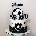 Decoração Topper de Bolo Botafogo Studio