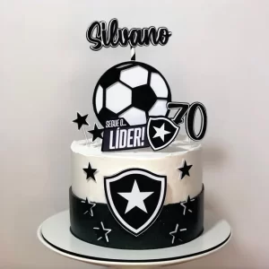 Decoração Topper de Bolo Botafogo Studio
