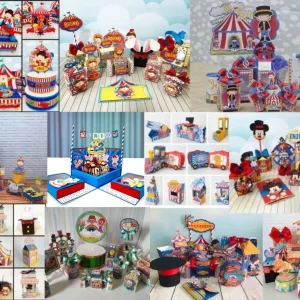 Pack 11 Arquivo de Corte Circo Menino