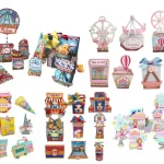 Pack 5 Arquivo de Corte Parque de Diversão