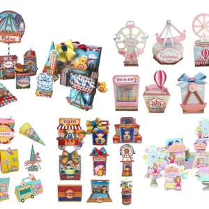 Pack 5 Arquivo de Corte Parque de Diversão