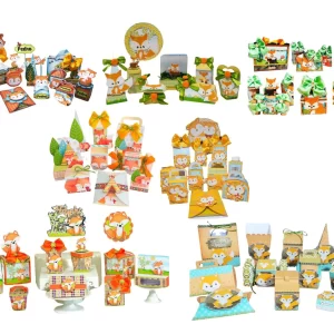 Pack 7 Arquivo de Corte Combo Raposinha